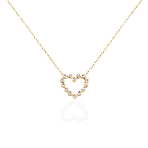 Collier Plaqué Or Jaune Danaë Oxydes De Zirconium - Colliers avec pierres Femme | Marc Orian