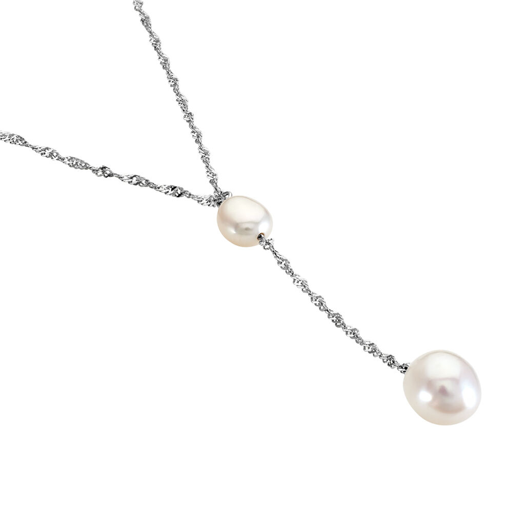 Collier Euphoria Argent Blanc Perle De Culture - Colliers Femme | Marc Orian