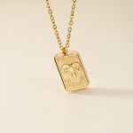 Collier Phebus Him Acier Jaune - Colliers fantaisie Homme | Marc Orian