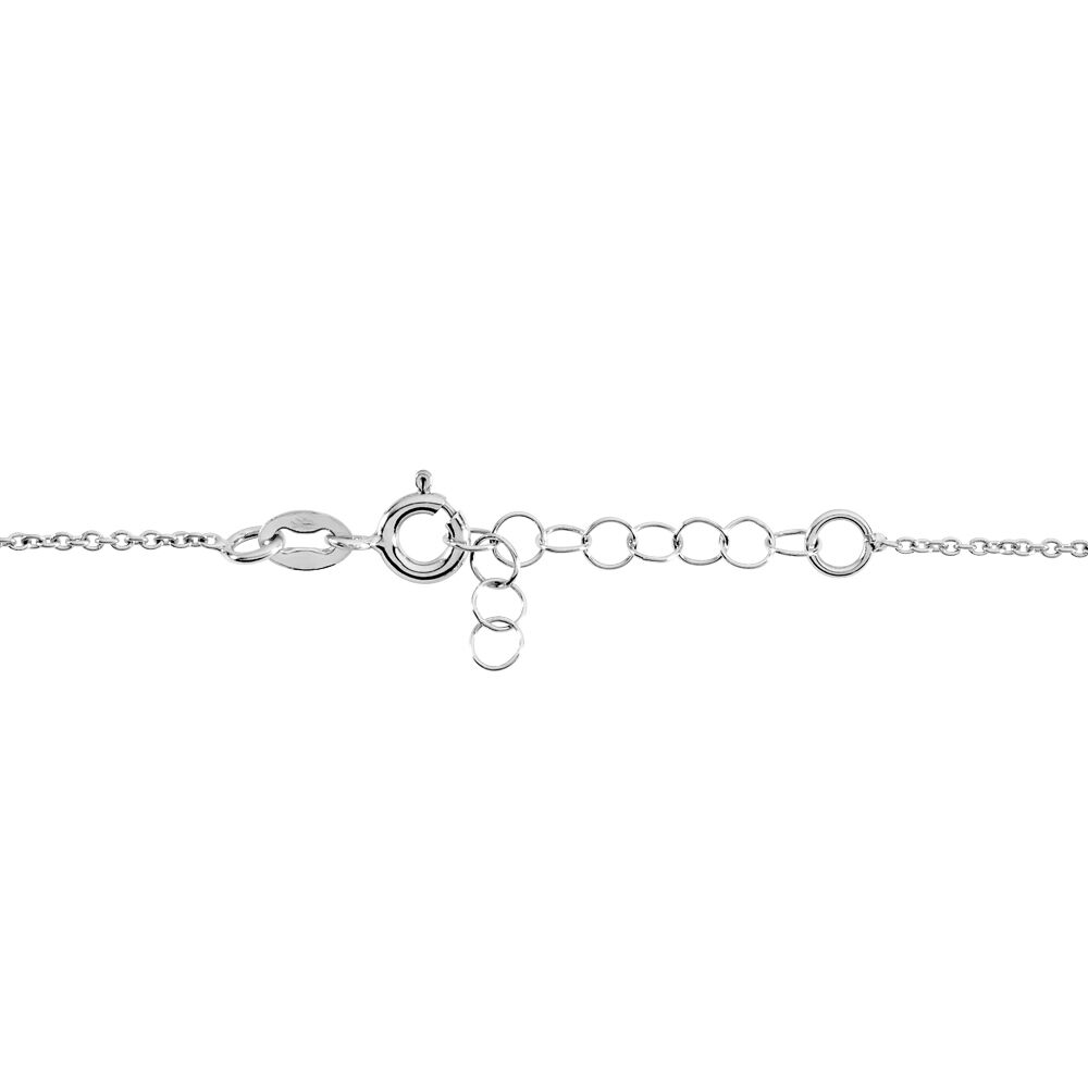 Bracelet Marva Argent Blanc - Bracelets chaînes Femme | Marc Orian