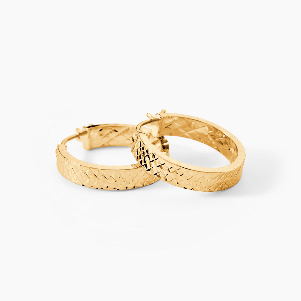 Cr&eacute;oles Gabriela Or Jaune - Cr&eacute;oles Femme | Marc Orian
