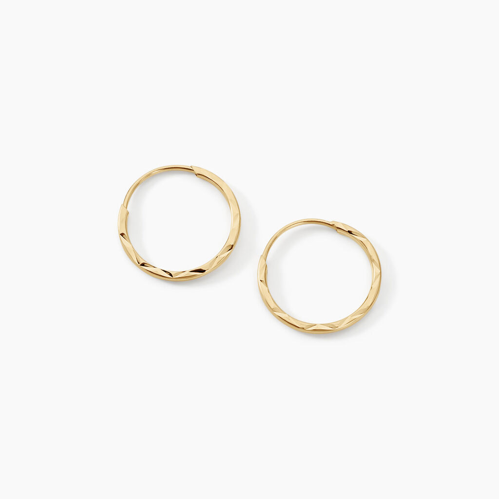 Créoles Valerina Or Jaune - Créoles Famille | Marc Orian