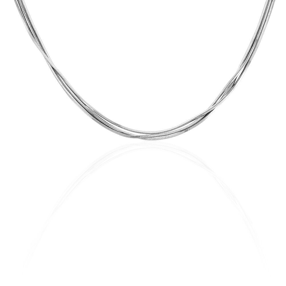 Collier Benedicta Argent Blanc - Colliers Femme | Marc Orian