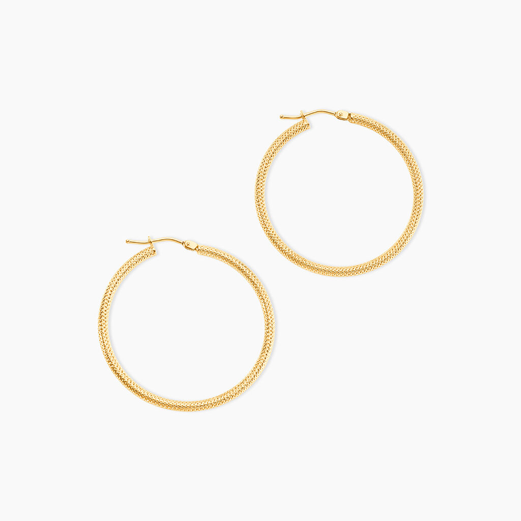 Cr&eacute;oles Ulrica Or Jaune - Cr&eacute;oles Femme | Marc Orian