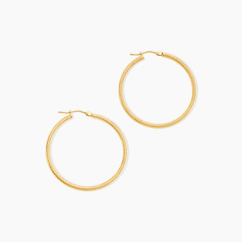 Cr&eacute;oles Ulrica Or Jaune - Cr&eacute;oles Femme | Marc Orian