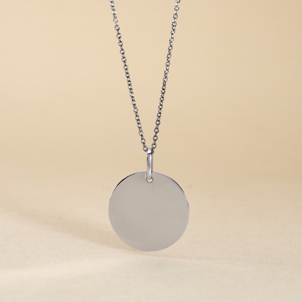 Pendentif Elisandre Argent Blanc - Bijoux personnalis&eacute;s Homme | Marc Orian