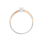 Bague Or Tricolore Perseus Oxyde De Zirconium - Solitaires Femme | Marc Orian