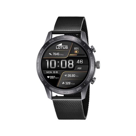 Coffret De Montre Lotus Connectée Smartwach Noir - Montres étanches Famille | Marc Orian