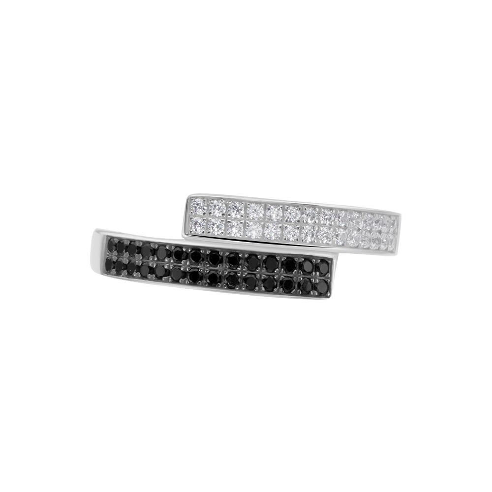 Bague Ouarida Argent Blanc Oxyde De Zirconium - Bagues avec pierre Femme | Marc Orian