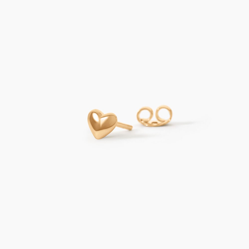 Boucles D'Oreilles Puces Berthille Plaqu&eacute; Or Jaune - Puces Femme | Marc Orian
