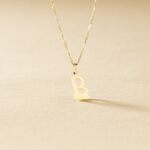 Pendentif Ionia Lettre Or Jaune - Pendentifs Famille | Marc Orian