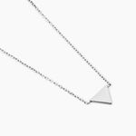 Collier Trilia Argent Blanc - Colliers fantaisie Femme | Marc Orian