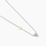 Collier Joia Or Jaune Argent Blanc Oxyde De Zirconium - Colliers avec pierres Femme | Marc Orian