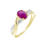 Bague Or Jaune Candice Rubis - Bagues vintage Femme | Marc Orian