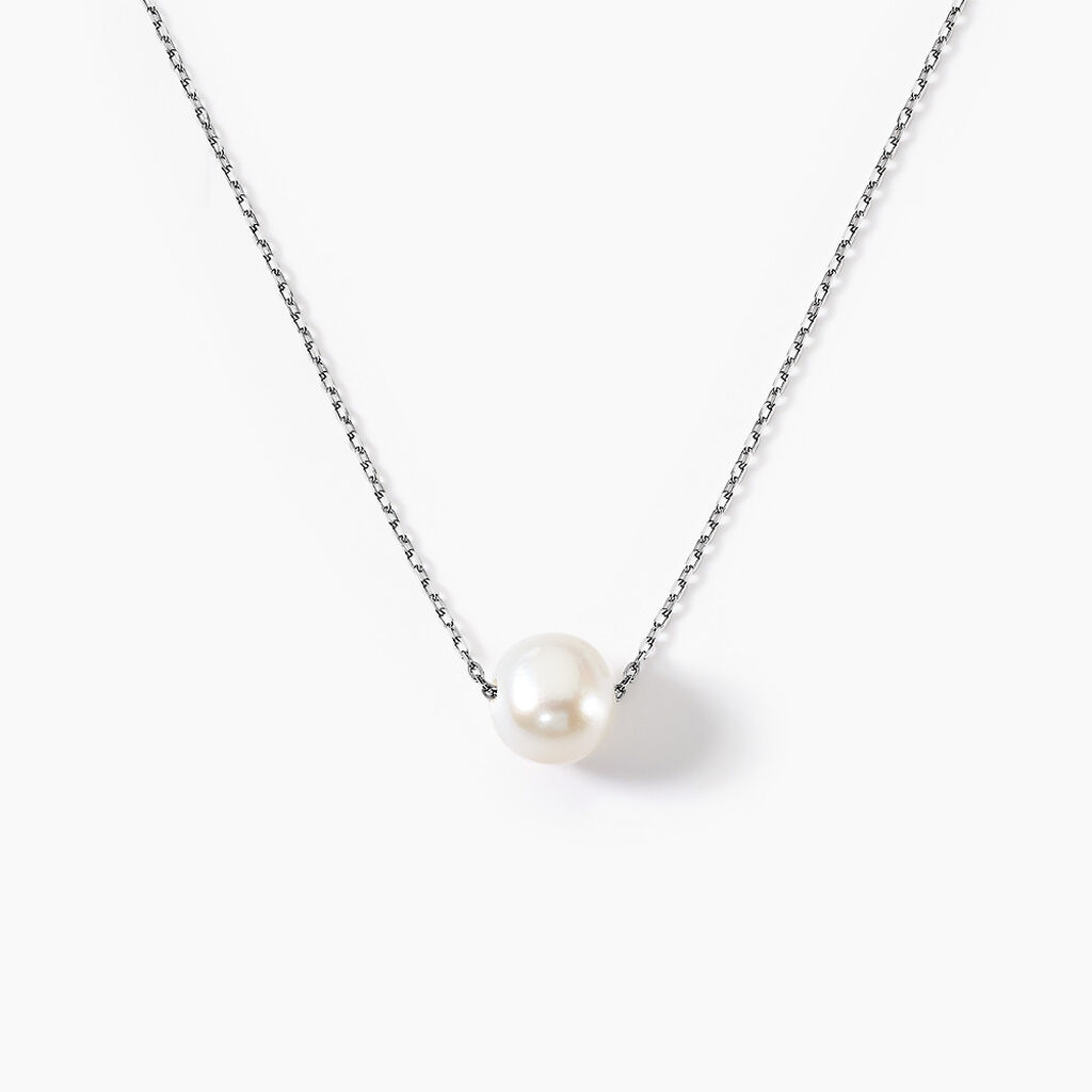 Collier Sissy Or Blanc Perle De Culture - Colliers avec pierres Femme | Marc Orian