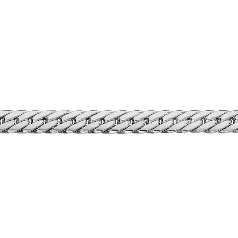 Collier Izel Maille Anglaise Or Blanc - Chaines Femme | Marc Orian