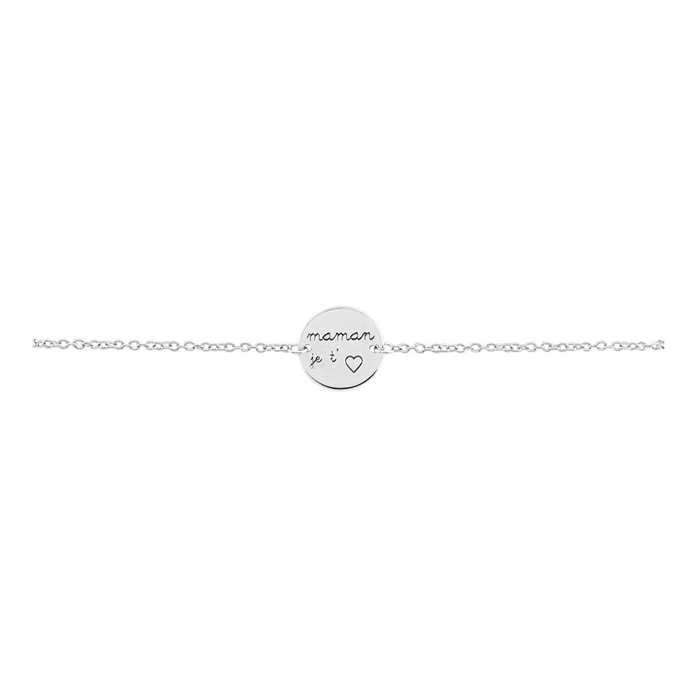 Bracelet Taissa Argent Blanc - Bracelets chaînes Femme | Marc Orian