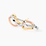 Cr&eacute;oles Horus Or Tricolore - Cr&eacute;oles Femme | Marc Orian