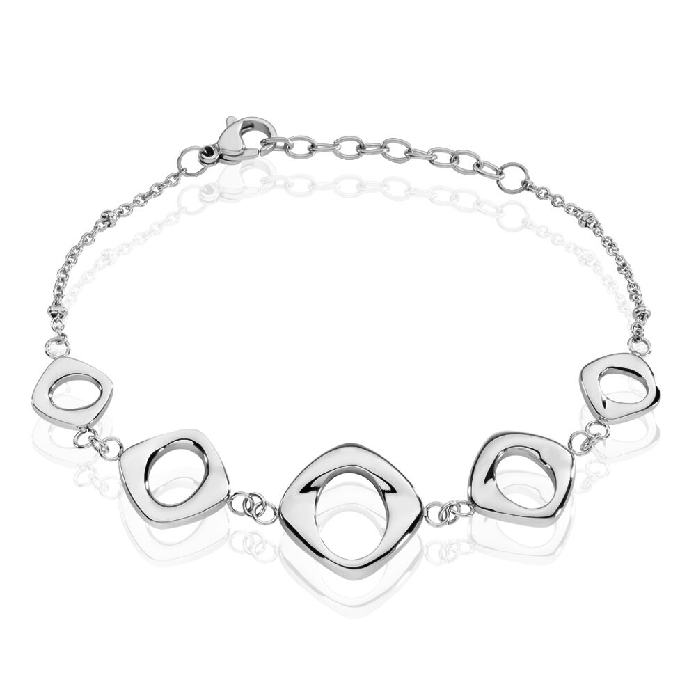 Bracelet Amaia Acier Blanc - Bracelets cha&icirc;nes Femme | Marc Orian