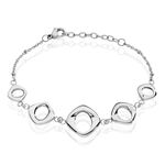 Bracelet Amaia Acier Blanc - Bracelets cha&icirc;nes Femme | Marc Orian