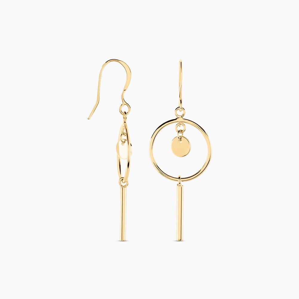 Boucles D'oreilles Pendantes Trixie Plaqué Or Jaune - Pendantes Femme | Marc Orian