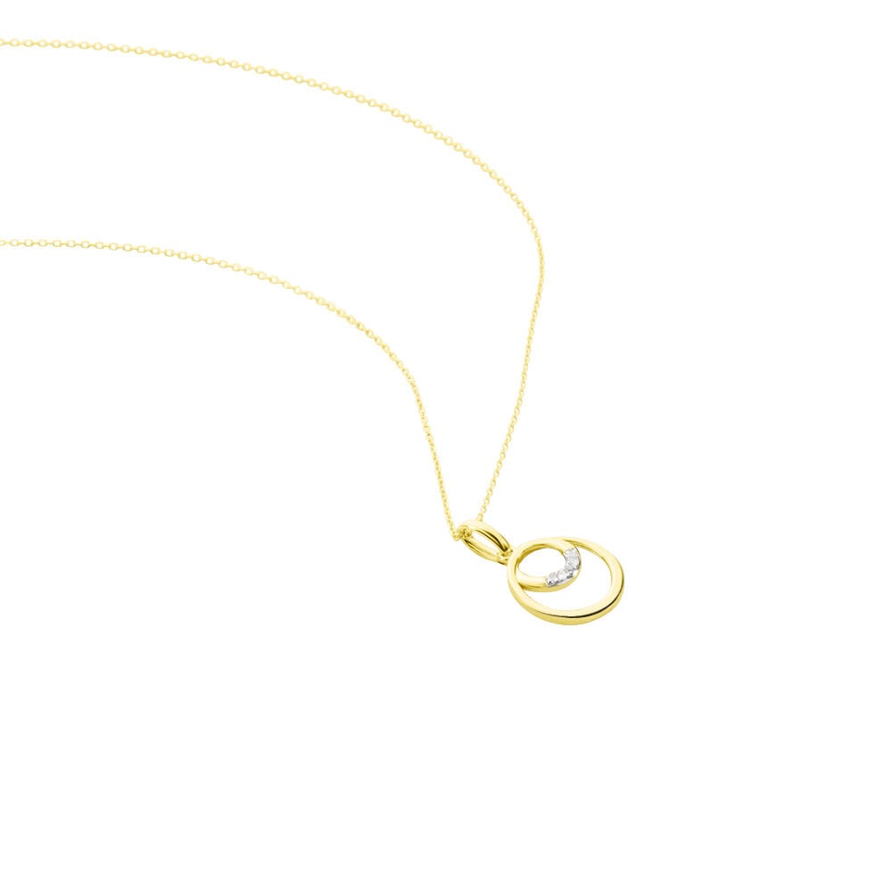 Collier Or Jaune Tamaka Diamants - Colliers avec pierres Femme | Marc Orian
