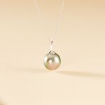 Collier Semi-baroque Or Blanc Perle De Culture De Tahiti - Colliers avec pierres Femme | Marc Orian