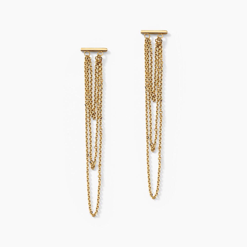 Boucles D'oreilles Pendantes Triora Or Jaune - Pendantes Femme | Marc Orian
