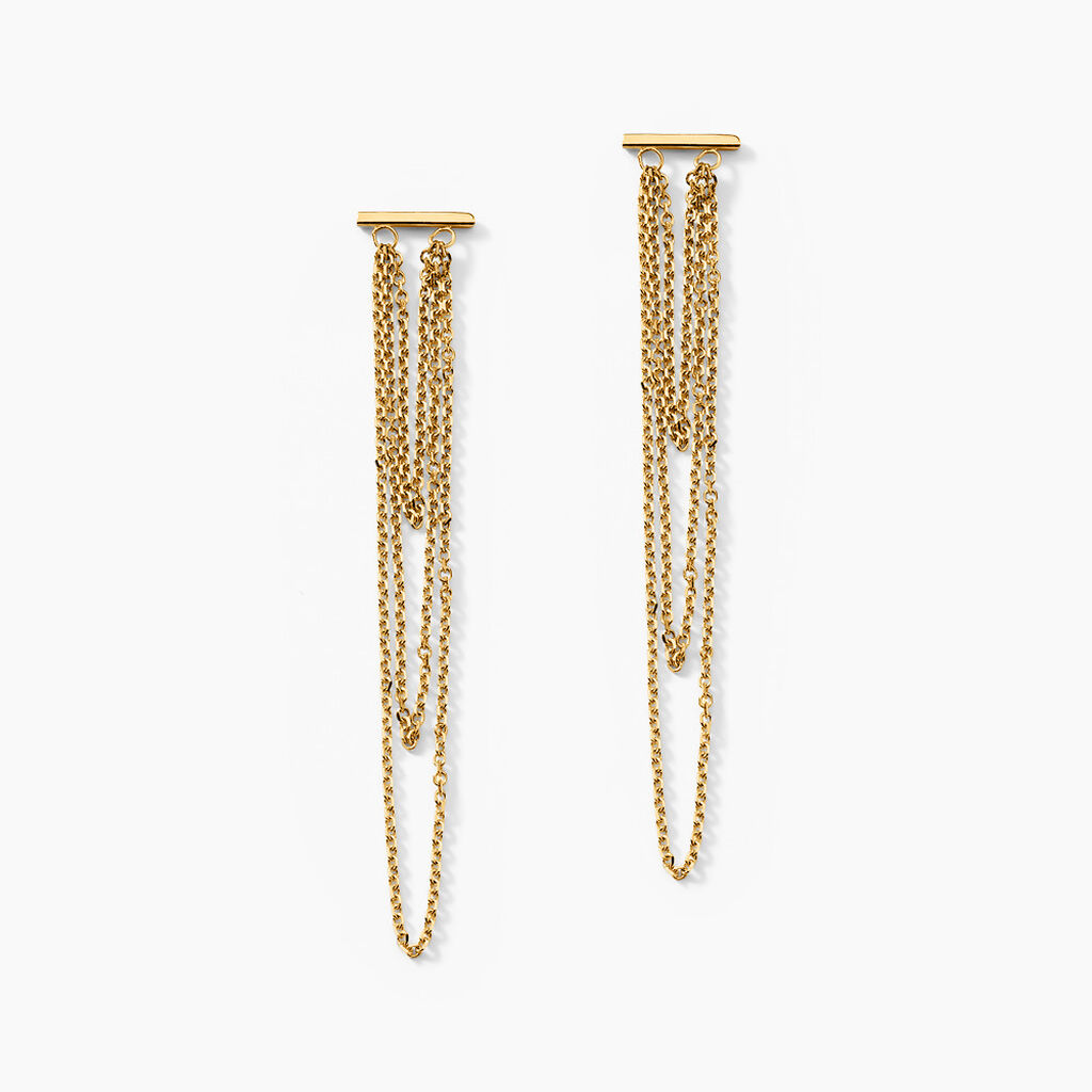 Boucles D'oreilles Pendantes Triora Or Jaune - Pendantes Femme | Marc Orian