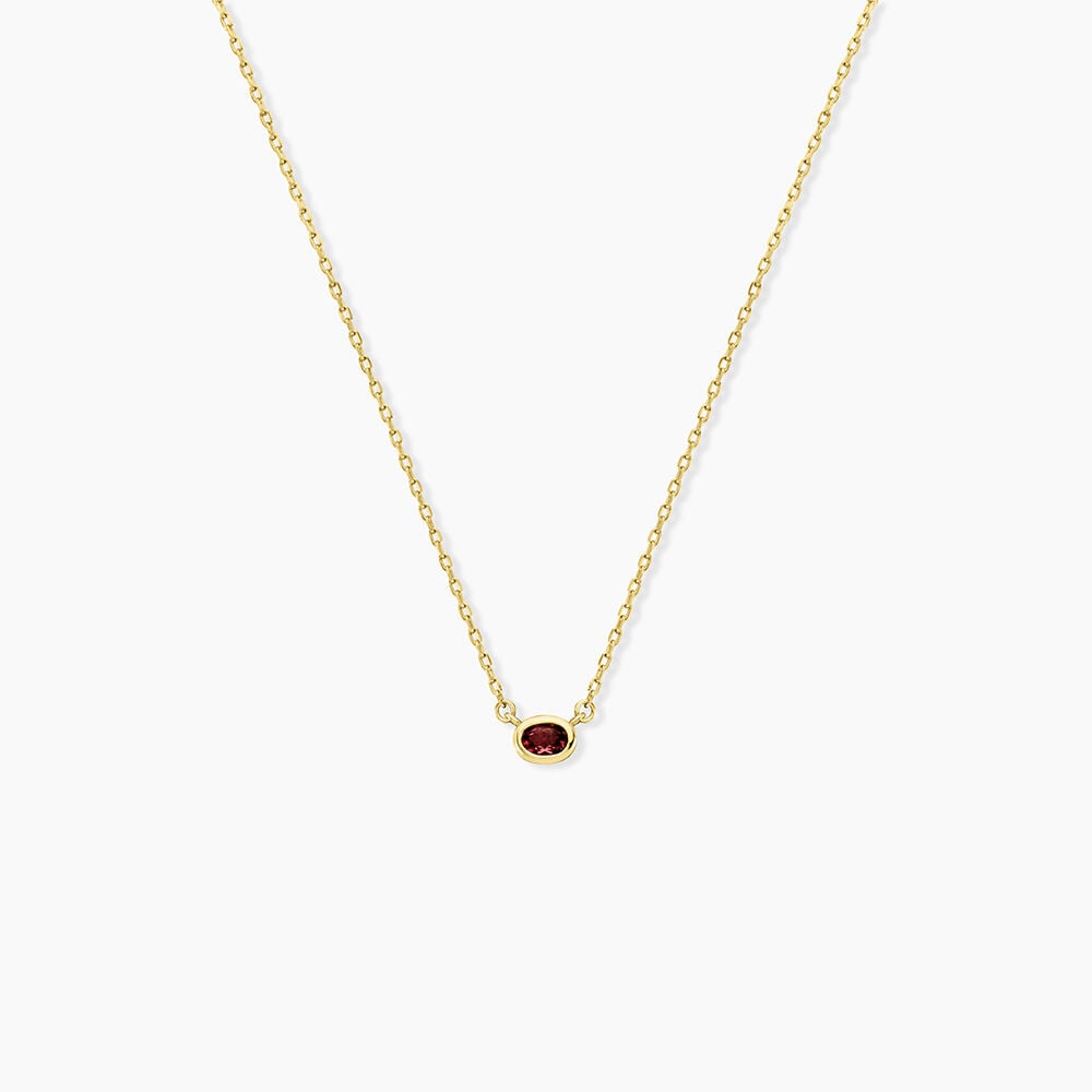 Collier Poem Argent Jaune Tourmaline - Colliers avec pierres Femme | Marc Orian