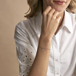 Bracelet Twiggy Argent Blanc - Bracelets fantaisie Femme | Marc Orian