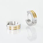 Cr&eacute;oles Jourdan Tilos Acier Bicolore Dore / Blanc - Cr&eacute;oles Homme | Marc Orian