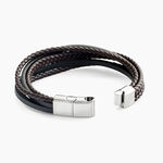Bracelet Jourdan Byron Acier Blanc - Bracelets cuir Homme | Marc Orian