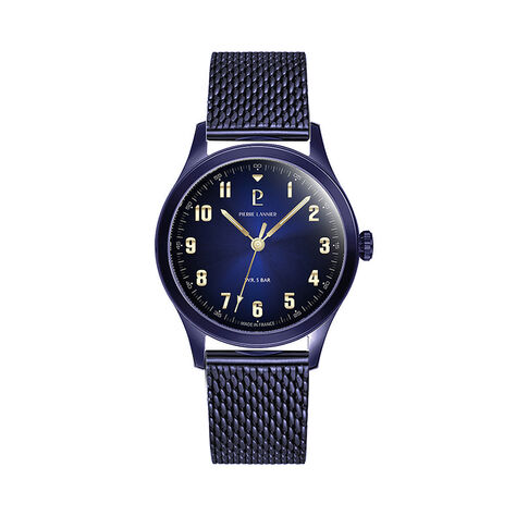 Montre Pierre Lannier Lannier Aviateur Bleu - Montres &eacute;tanches Homme | Marc Orian