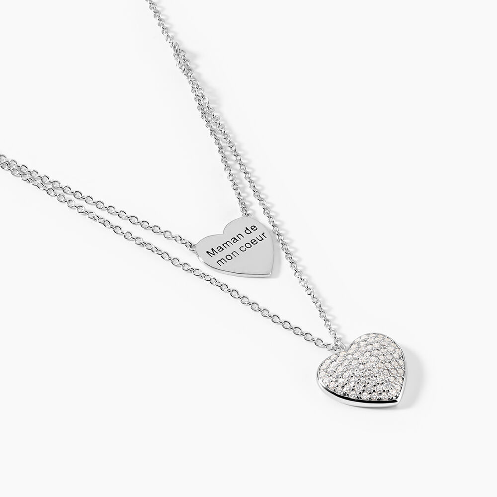 Collier Amarita Argent Blanc Oxyde De Zirconium - Colliers multirangs Femme | Marc Orian