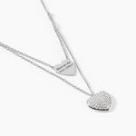 Collier Amarita Argent Blanc Oxyde De Zirconium - Colliers multirangs Femme | Marc Orian
