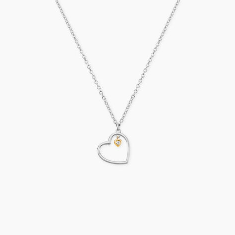 Collier Cleane Or Jaune Oxyde De Zirconium - Fête des mères Femme | Marc Orian
