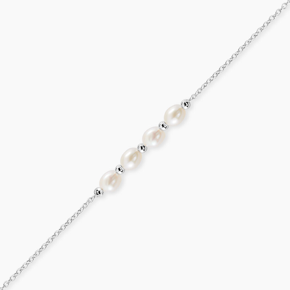 Bracelet Flawless Argent Blanc Perle De Culture - Bracelets fantaisie Femme | Marc Orian