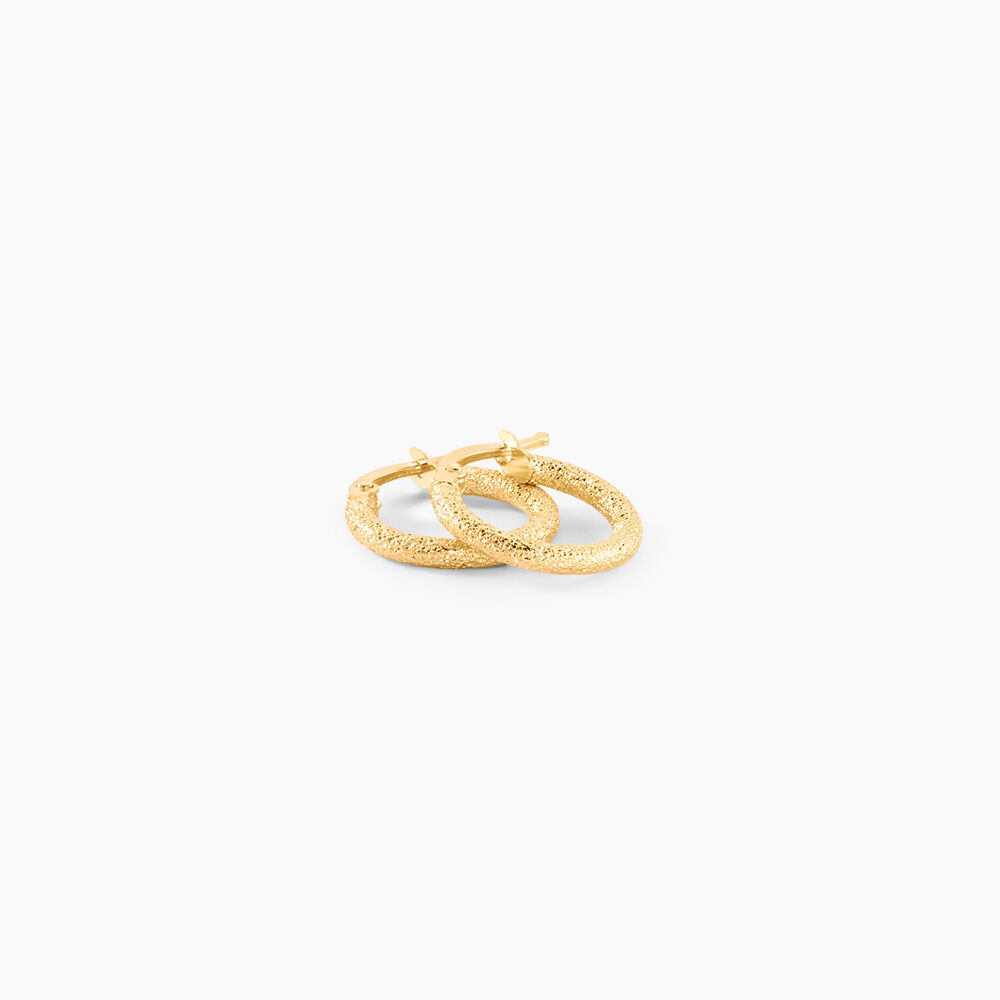 Cr&eacute;oles Edmundo Or Jaune - Cr&eacute;oles Femme | Marc Orian
