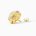 Boucles D'Oreilles Puces Ma&iuml;ana Acier Jaune - Puces Femme | Marc Orian