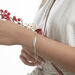 Bracelet Aliza Argent Blanc - Bracelets chaînes Femme | Marc Orian