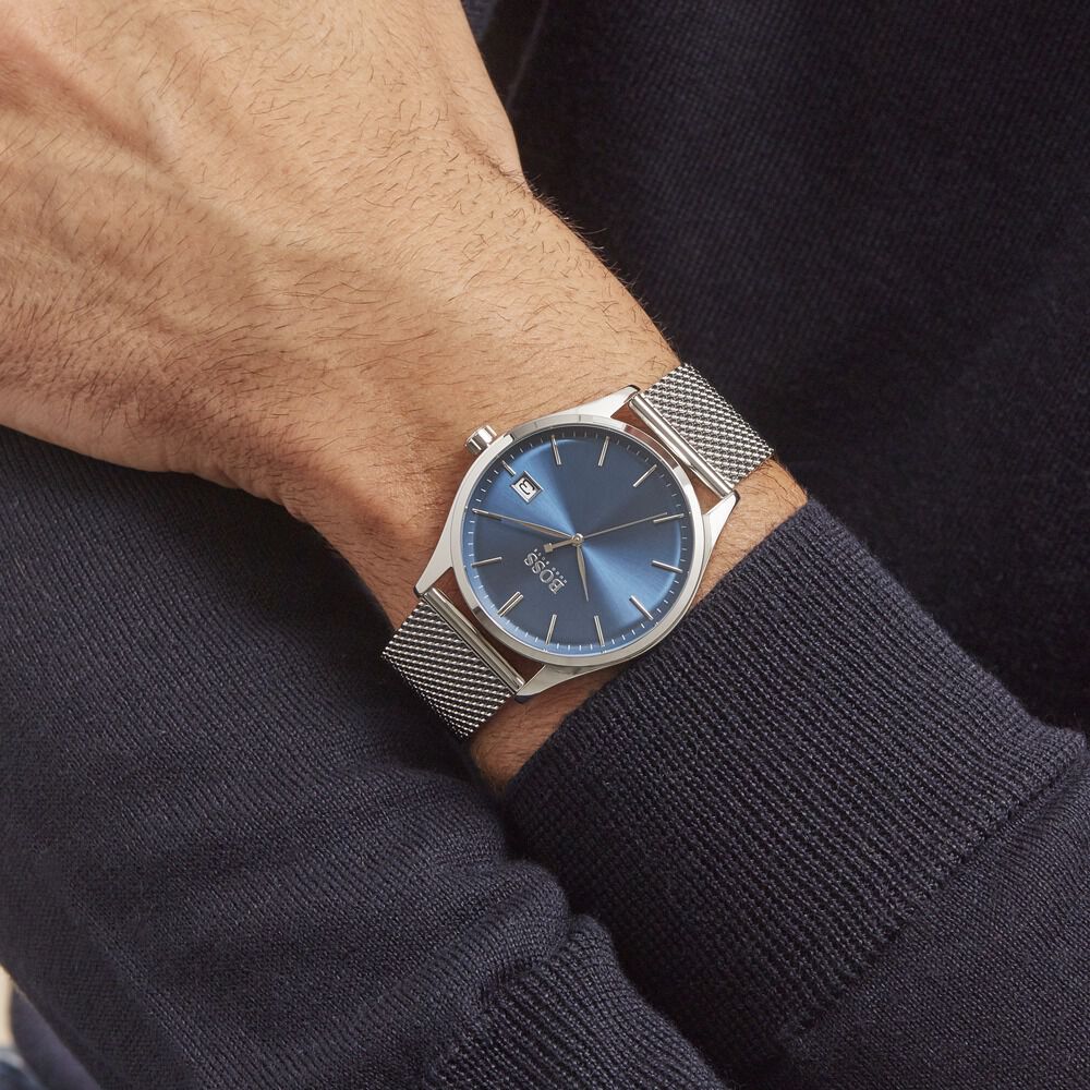 Montre Boss Commissioner Bleu - Montres étanches Homme | Marc Orian