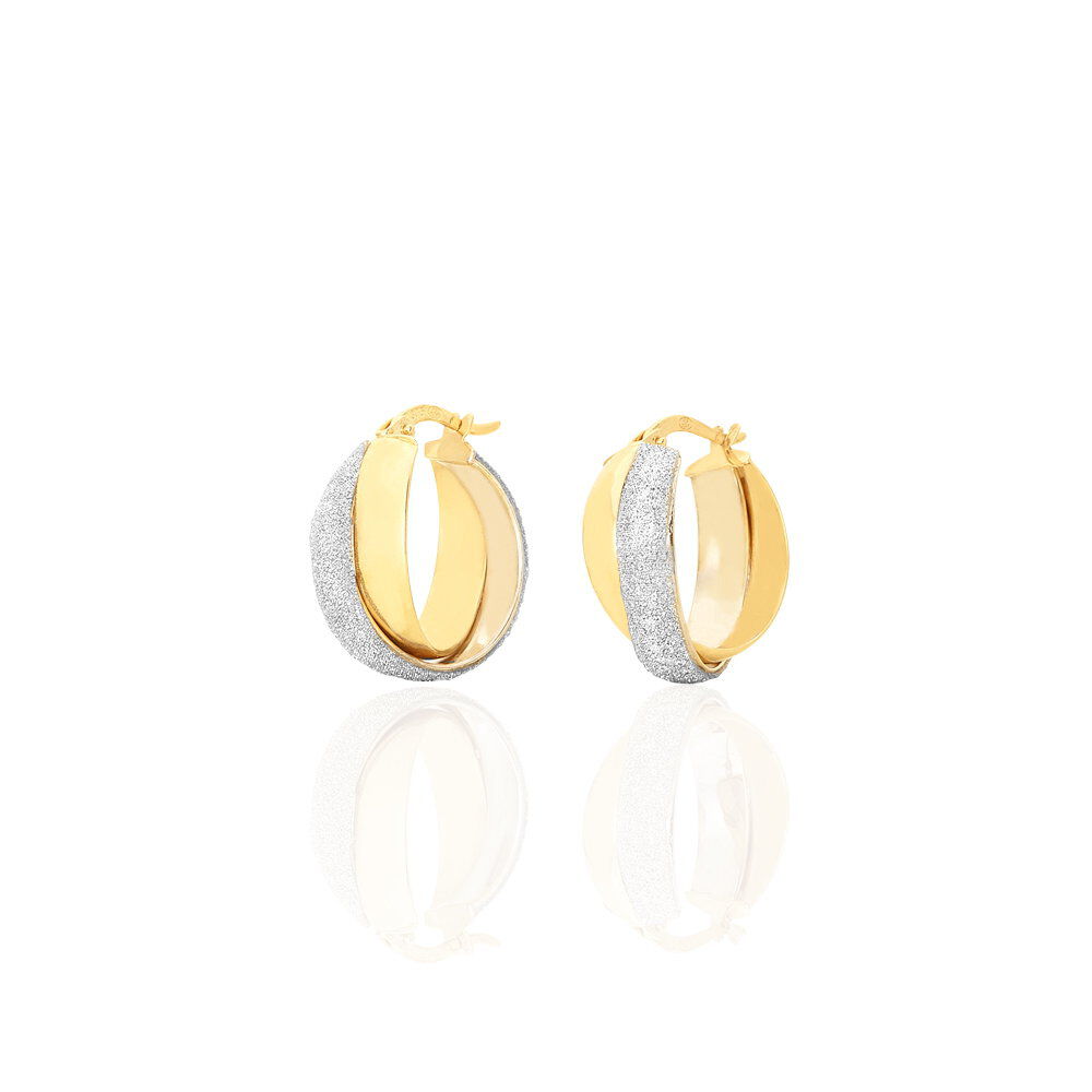 Créoles Lolly Or Bicolore - Créoles Femme | Marc Orian