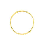 Alliance Marya Carree Diamantee Ruban Plat Or Jaune - Alliances duo Unisex | Marc Orian