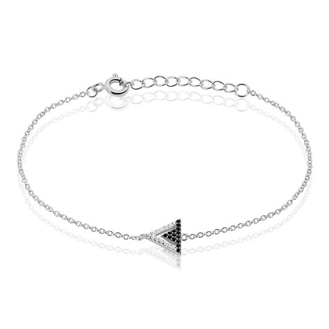 Bracelet Maelys Argent Blanc Oxyde De Zirconium - Bracelets chaînes Femme | Marc Orian