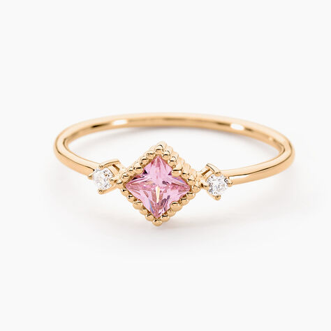 Bague Azel Plaqu&eacute; Or Jaune Oxyde De Zirconium - Bijoux fantaisie Femme | Marc Orian