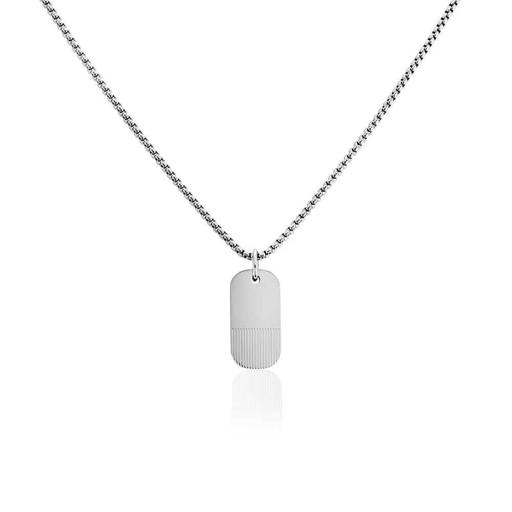 Colliers Phebus Him Acier Blanc - Colliers Homme | Marc Orian