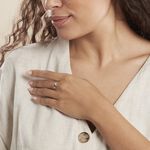 Bague Anaid Or Jaune Amethyste Et Oxyde De Zirconium - Bagues pierres fines Femme | Marc Orian