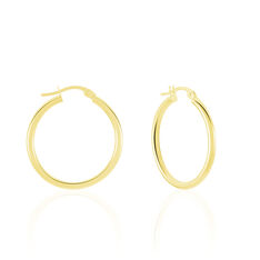 Créoles Verania Or Jaune - Boucles d'oreilles Créoles Femme | Marc Orian