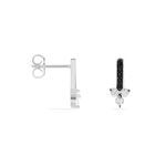 Boucles D'oreilles Puces Robinson Argent Oxydes De Zirconium - Puces Femme | Marc Orian